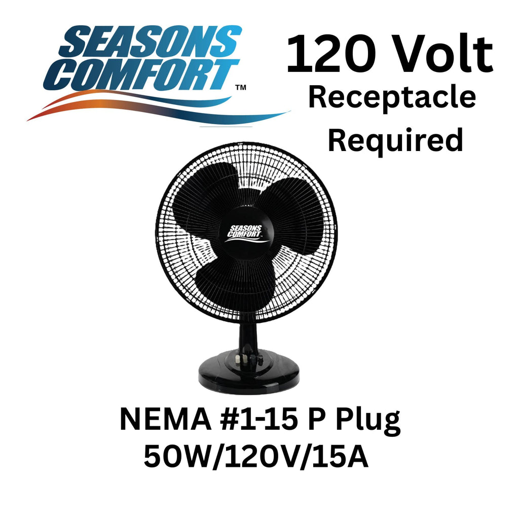 16" Oscillating 3 Speed Table Fan G9042