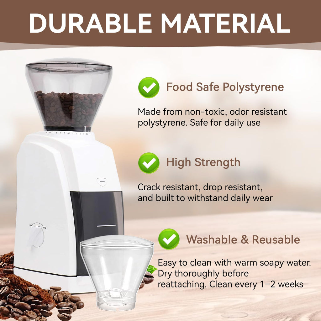 Hopper with Lid for Coffee Grinders E1352