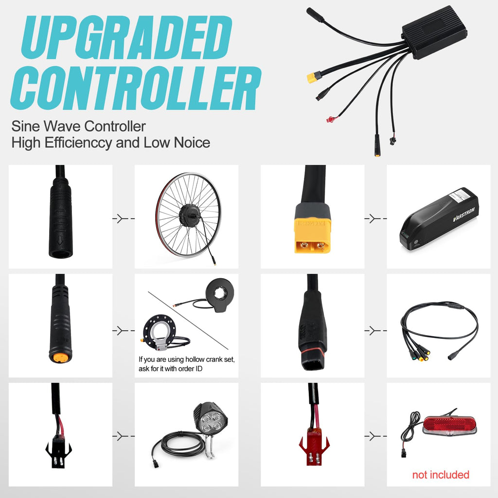 48V 750W Rear Electric Bike Conversion Kit S747347