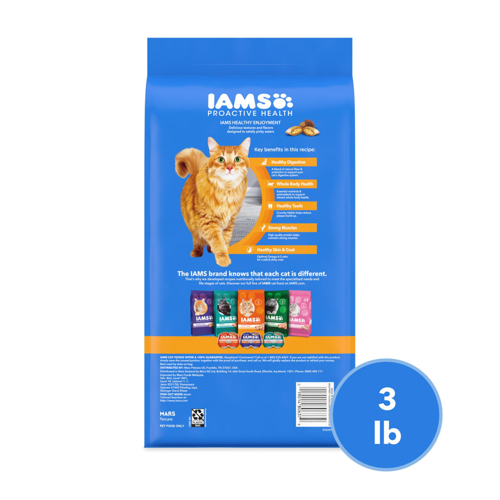 Dry Cat Food Chicken & Salmon Recipe 3 lb H79942