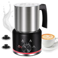 Black Electric Milk Frother and Steamer F41727