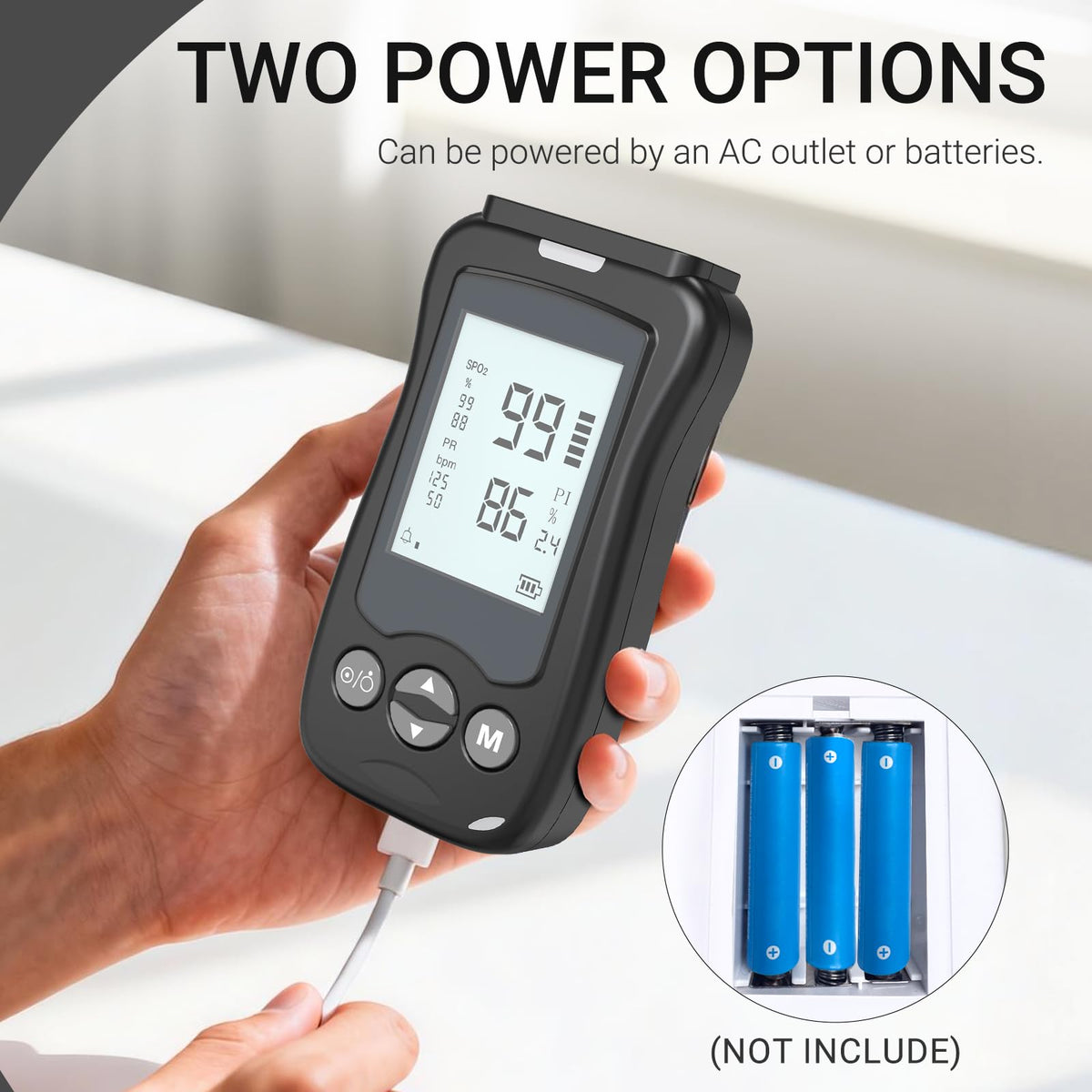 Handheld Pulse Oximeter with Wrap Probe F960770