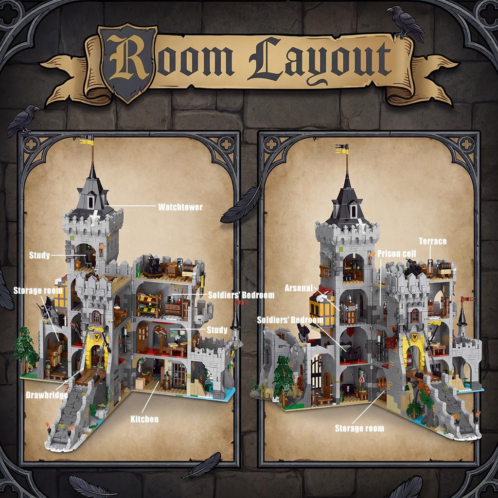 Medieval Castle Building 4961 Pcs B9791