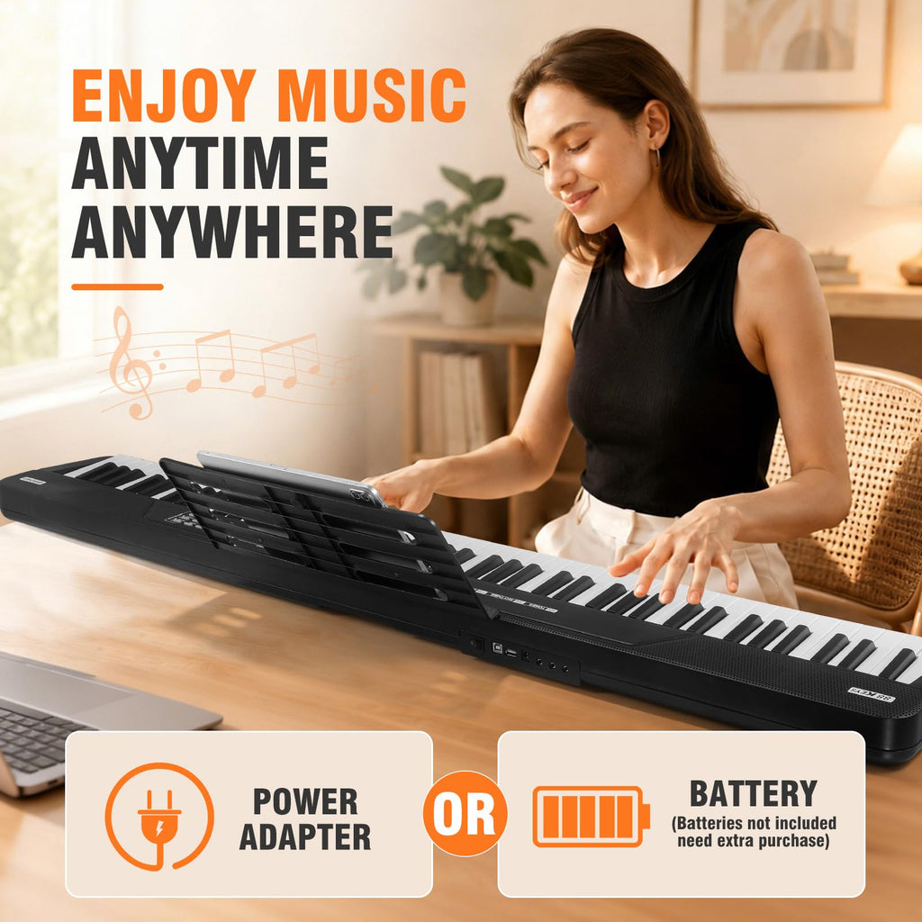 88 Key Semi Weighted Digital Piano with Stand K6457