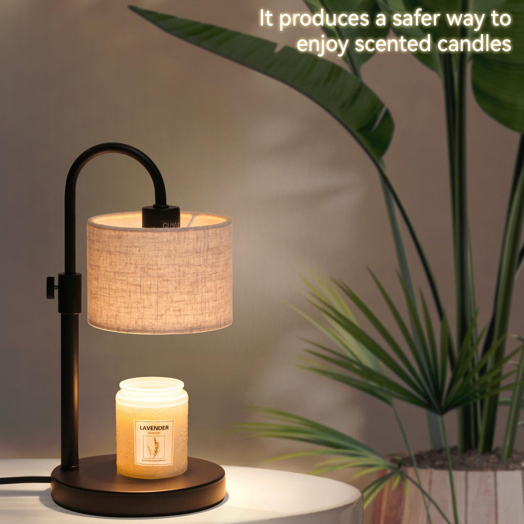 Candle Warmer Lamp with Timer, Adjustable Height D2217