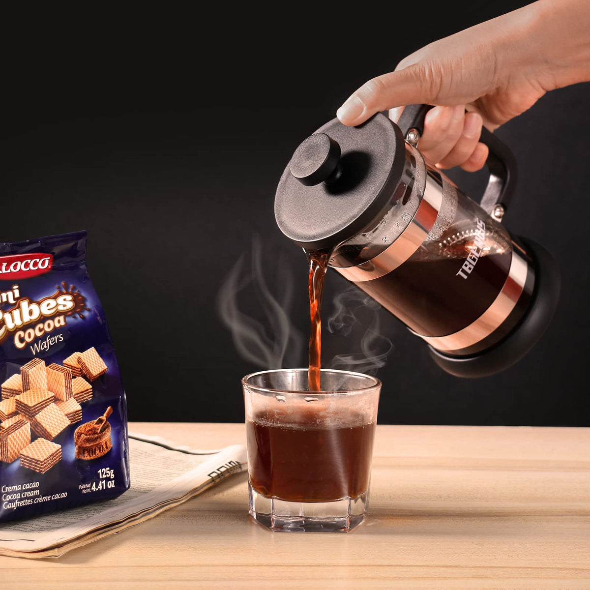21 oz Borosilicate Glass French Press B87114