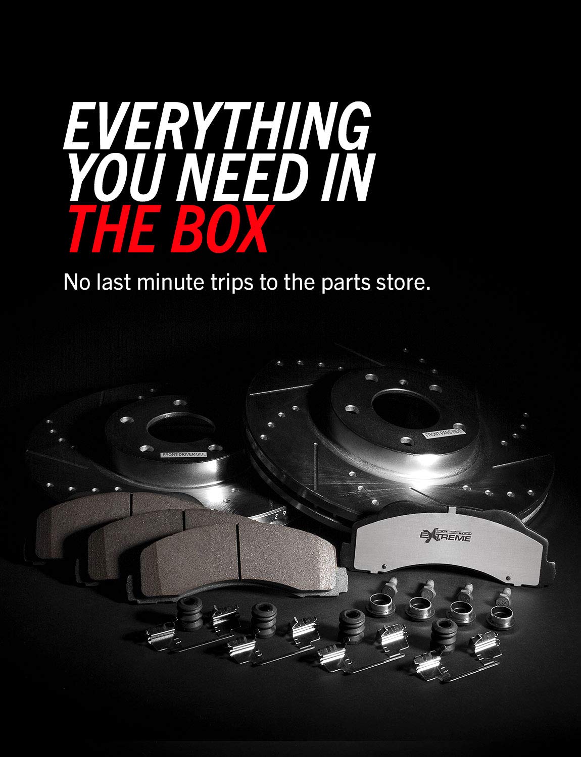 Brake Pad Rotor Kit Front Rear J971910
