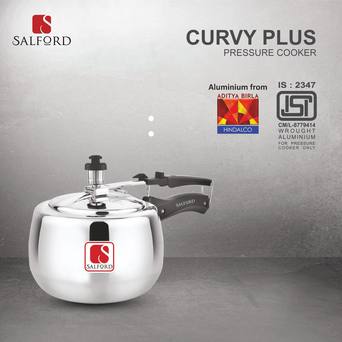 2 Litre Aluminium Pressure Cooker Y82481