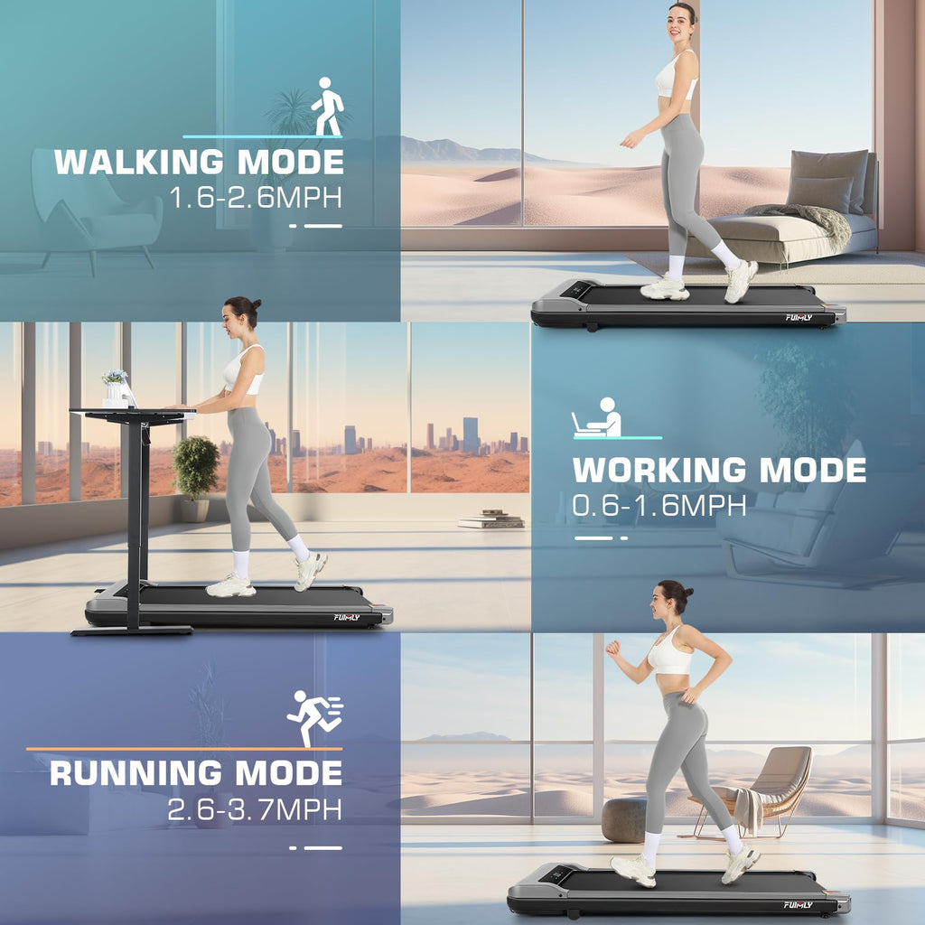 3 in 1 Under Desk Treadmill 2.5 HP Portable N31527