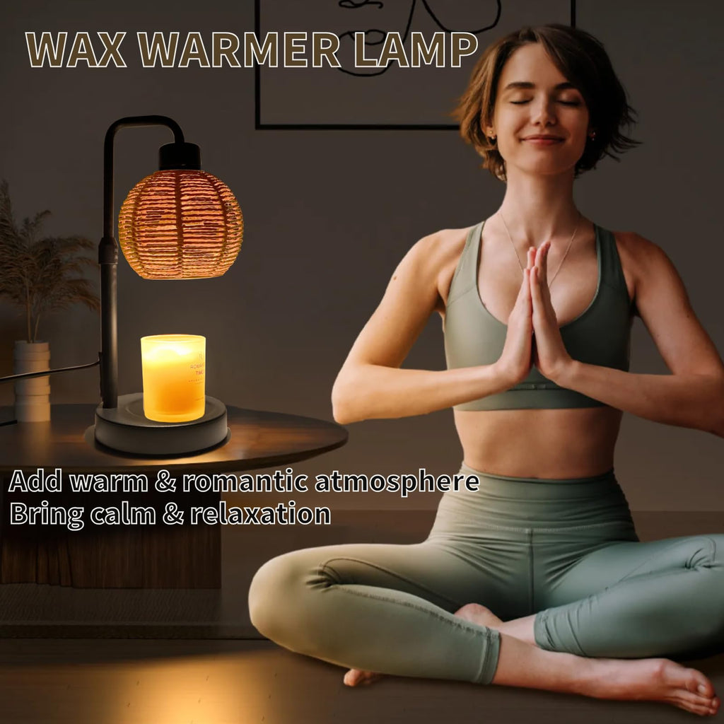 Electric Candle Warmer Lamp with Timer, Adjustable Dimmable D74032