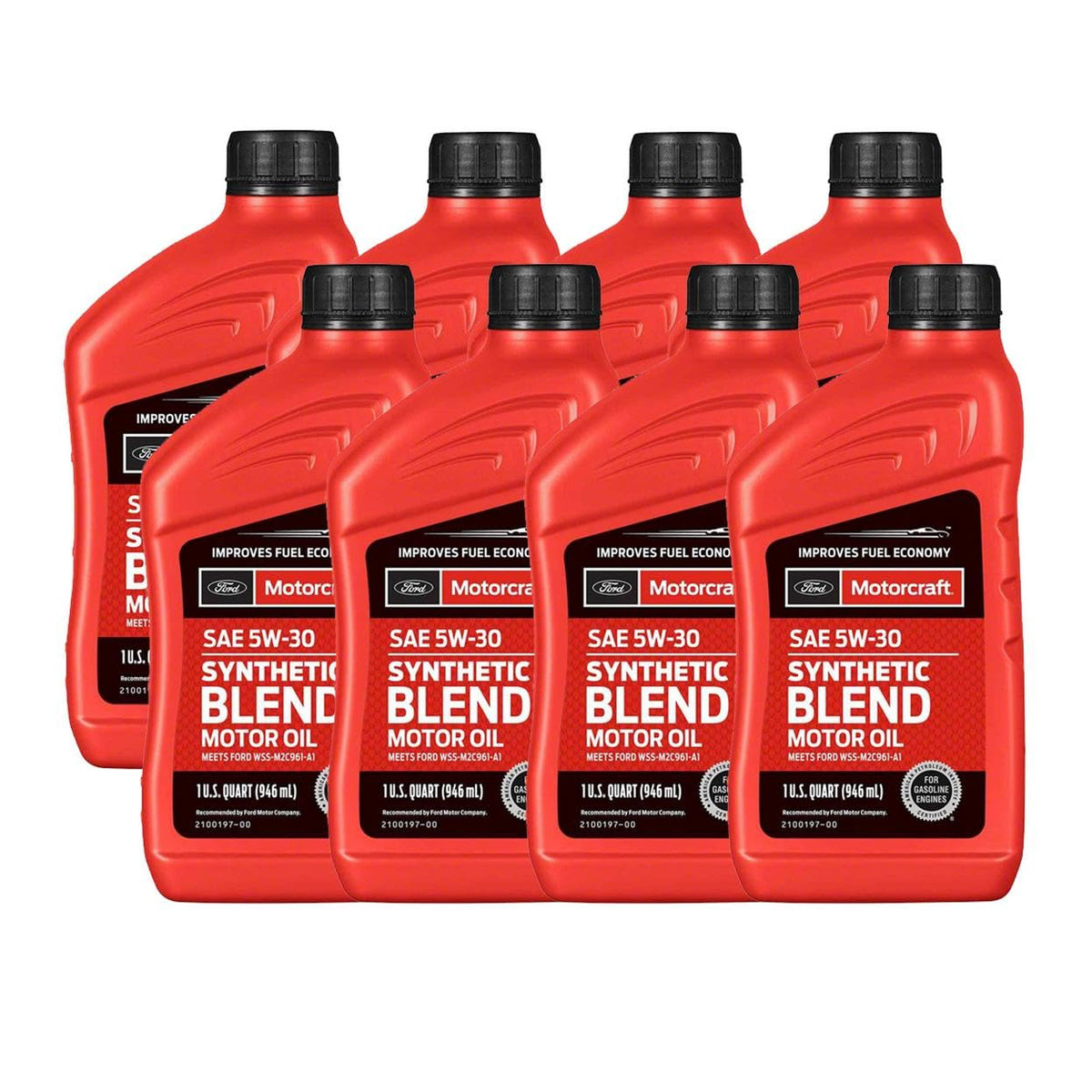 SAE 5W-30 8 Quarts Synthetic Blend Motor Oils X9785