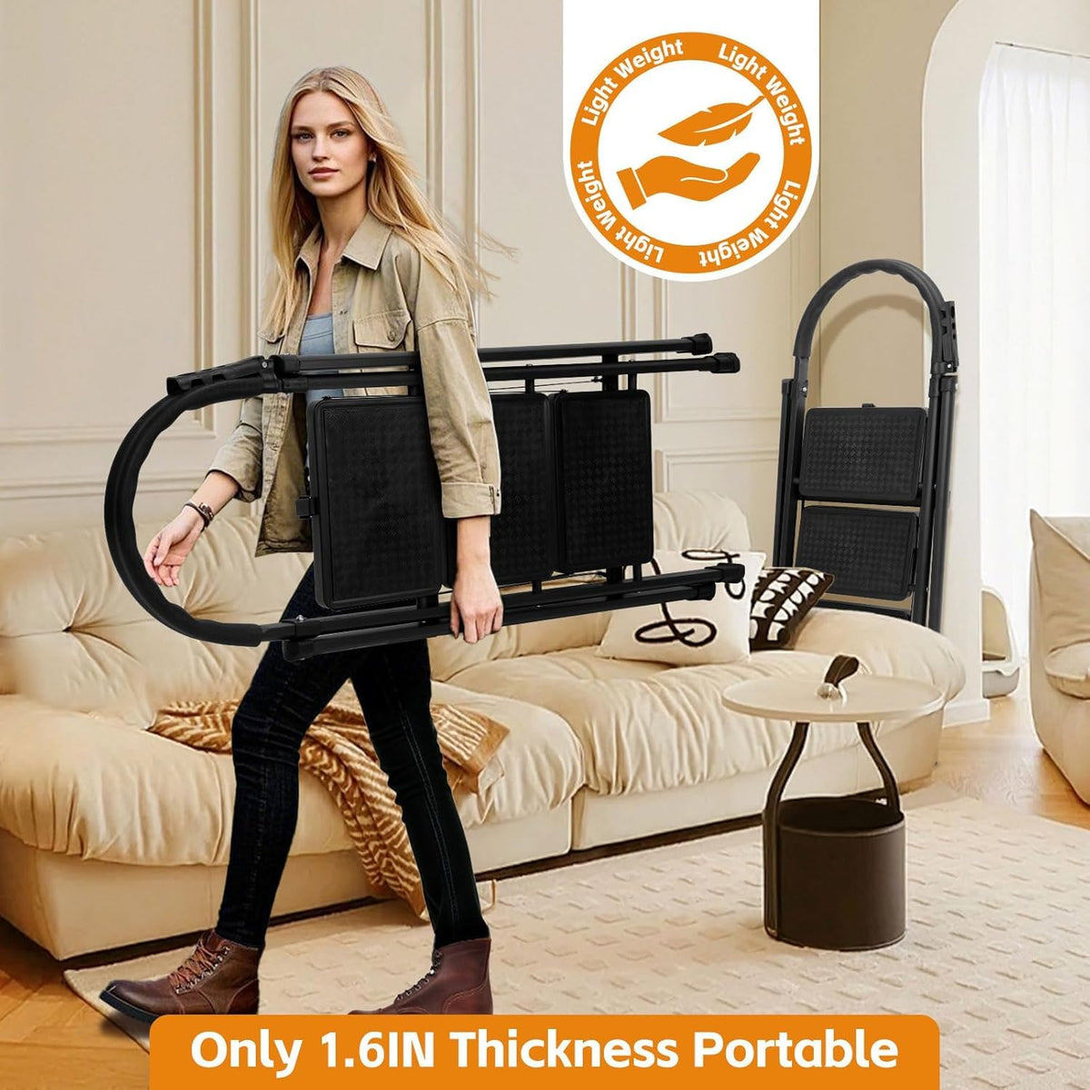 Lightweight Folding 3 Step Ladder R75930