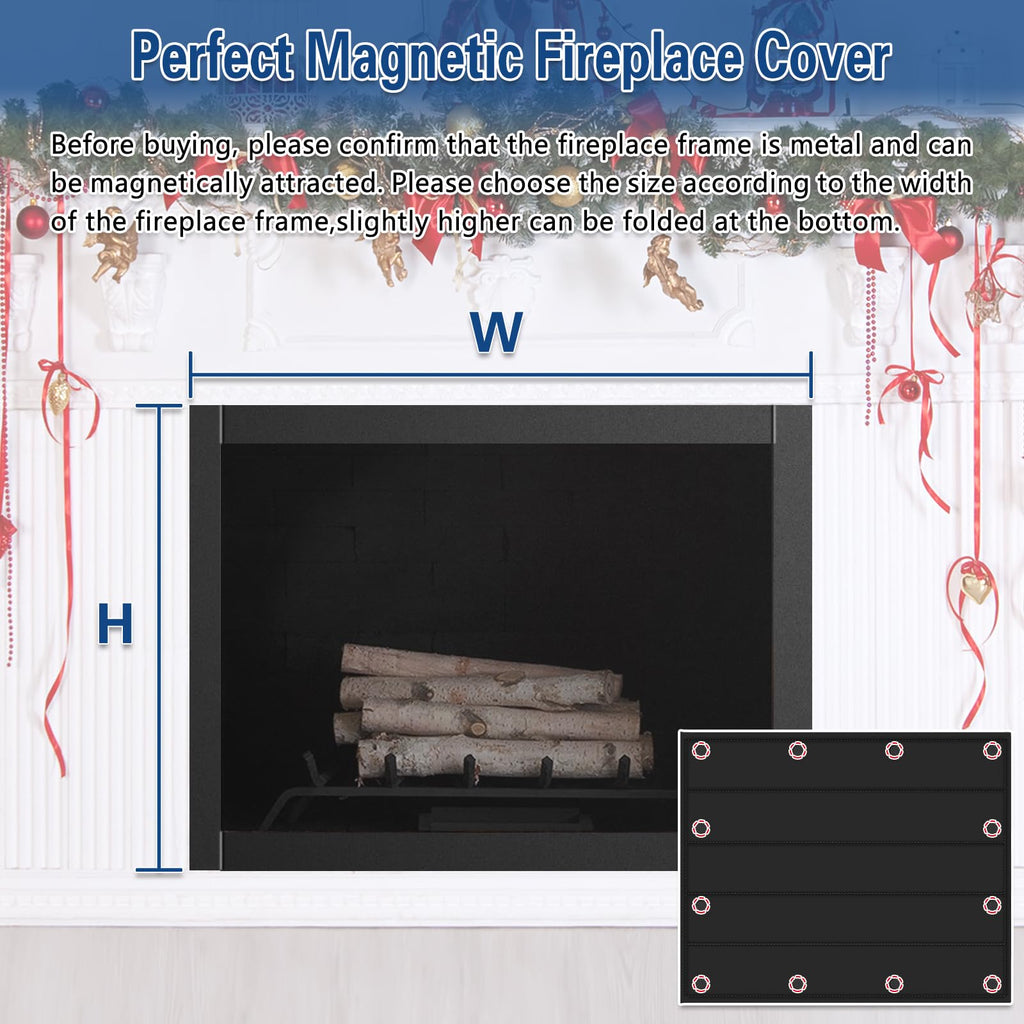Magnetic Fireplace Blocker Blanket A5076