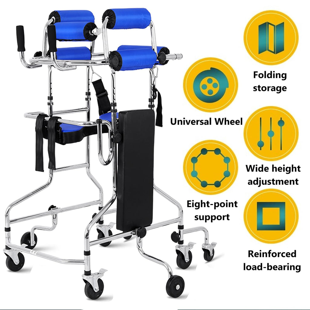 Foldable Adult Walker with 8 Wheels and Seat N933