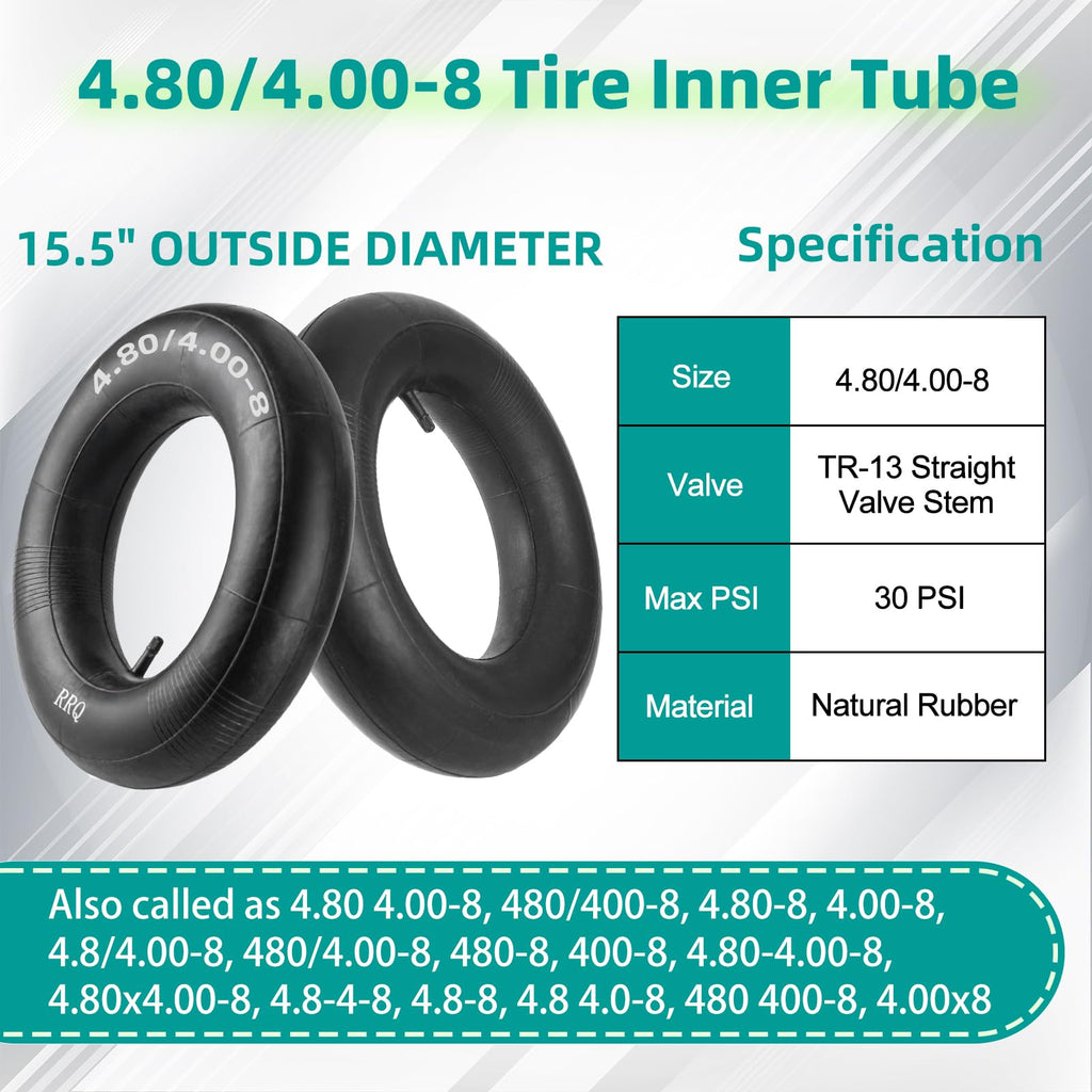4.80/4.00-8 Tire Inner Tube 2 Pack D506372
