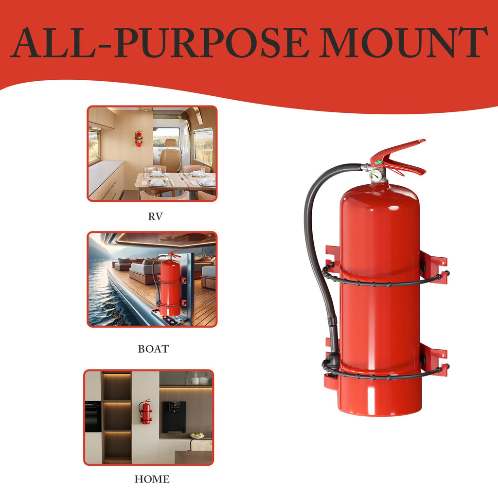 Fire Extinguisher Mount Bracket 2.5&5lb 1 Pack O539293