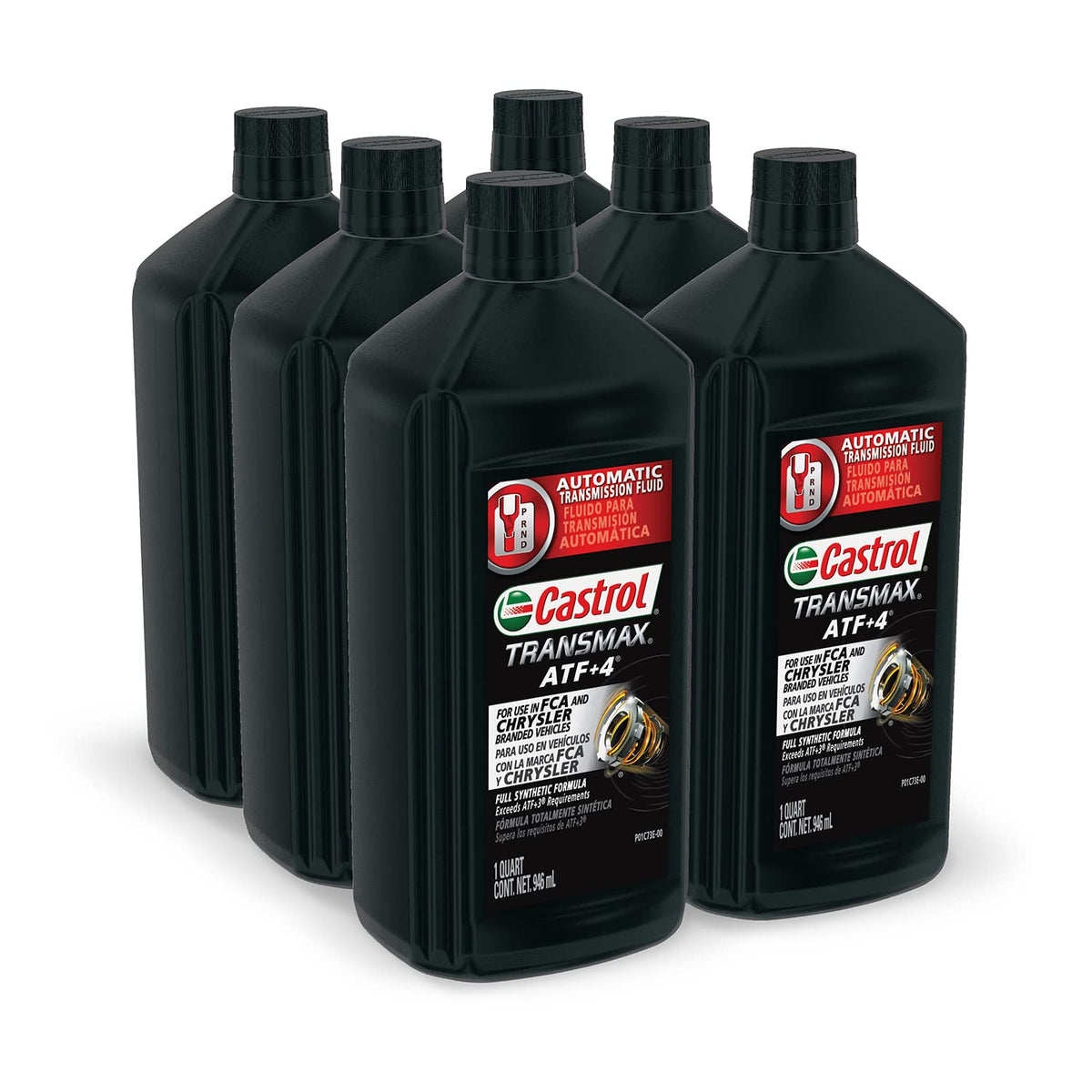 Transmax ATF+4 Automatic Transmission Fluid, 1 Quart, Pack of 6 T5360