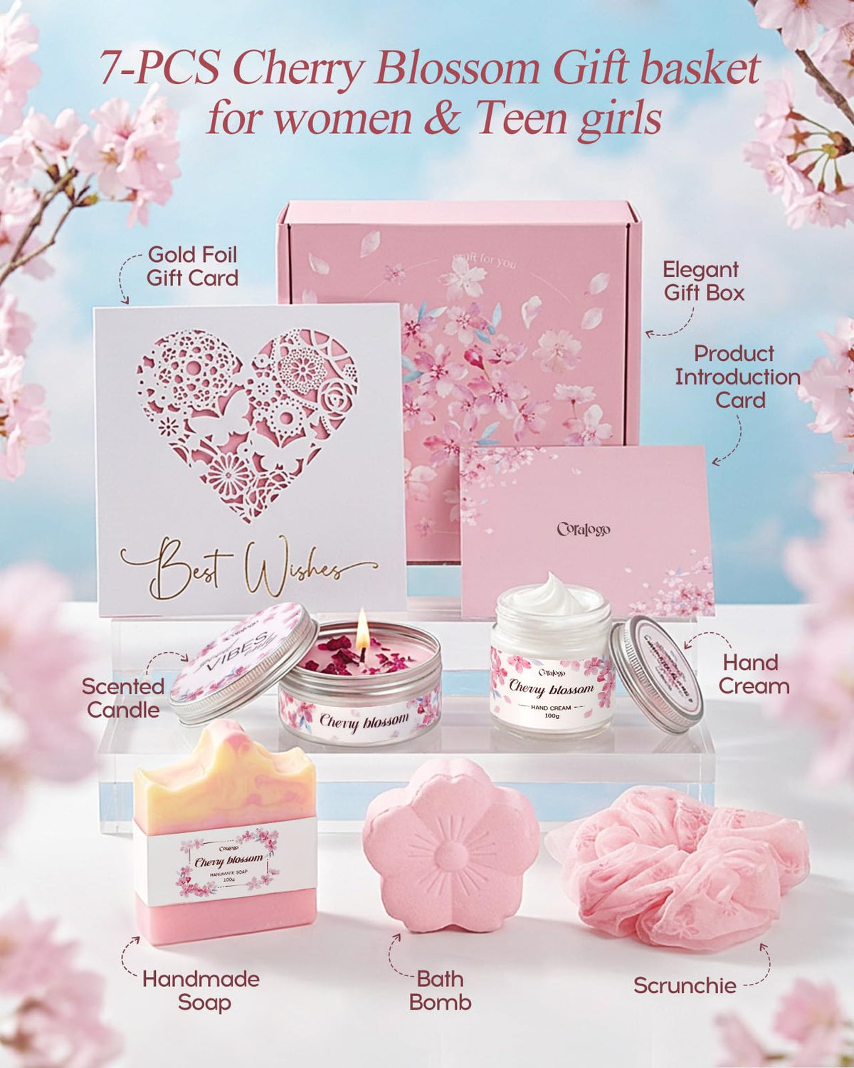 Spa Gift Basket with Greeting Card T685