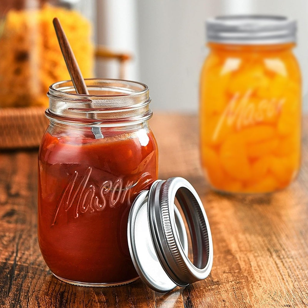 16 Oz 6 Pack Regular Mouth Mason Jars R28203
