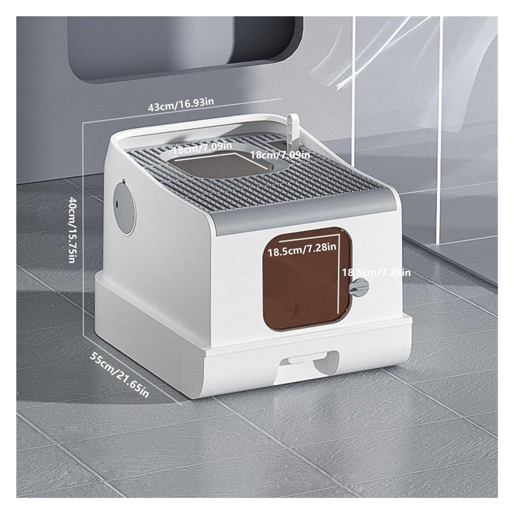 Fully Enclosed Extra Large Cat Litter Box C68000