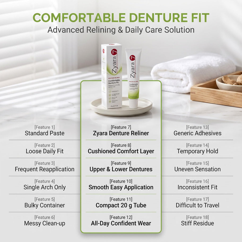 Denture Adhesive for Upper and Lower D940773