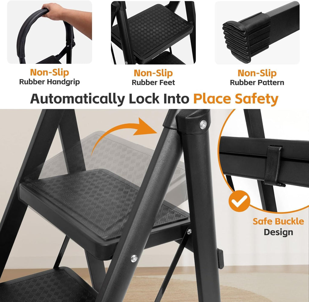 Lightweight Folding 3 Step Ladder R75930