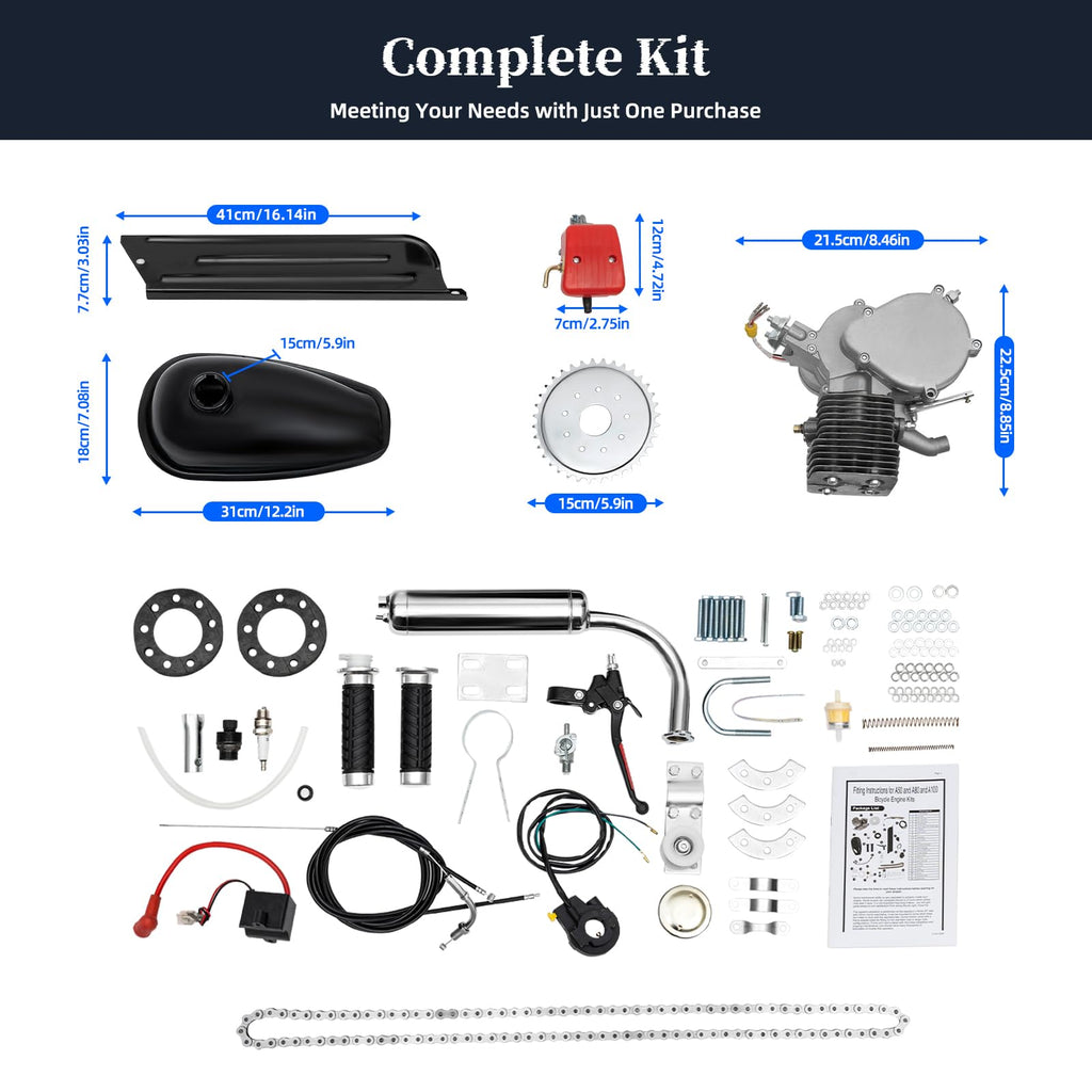 2-Stroke 100cc Bicycle Engine Kit K492