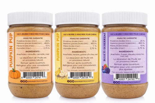 100% Natural Dog Peanut Butter Set of 3 B71694