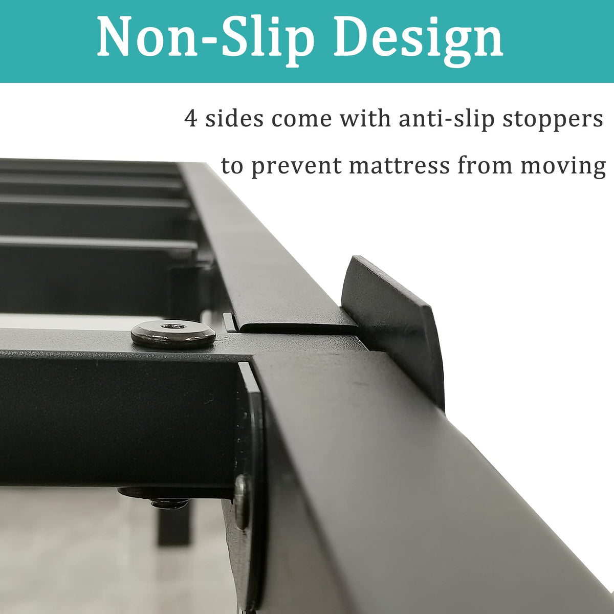 Queen Size 14 Inch Heavy Duty Metal Platform Bed Frame B42406