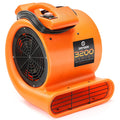 2 Speed 1/2 HP Orange Air Mover Floor Fan G80063