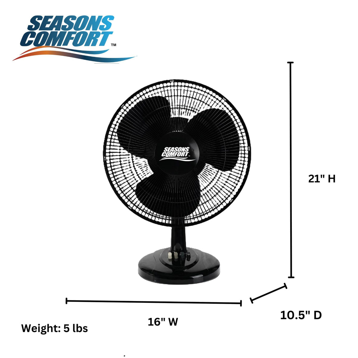 16" Oscillating 3 Speed Table Fan G9042