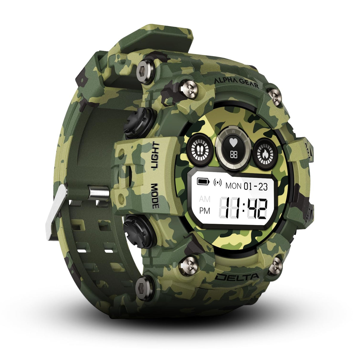Camo Green Rugged Smartwatch Z833658