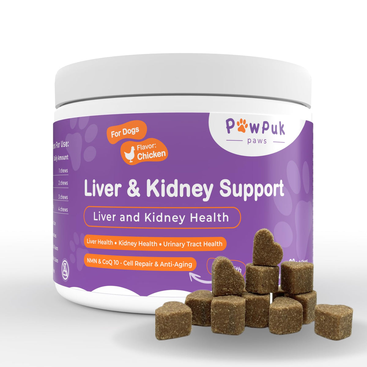 Liver & Kidney Vitamins Supplements for Dogs O396484