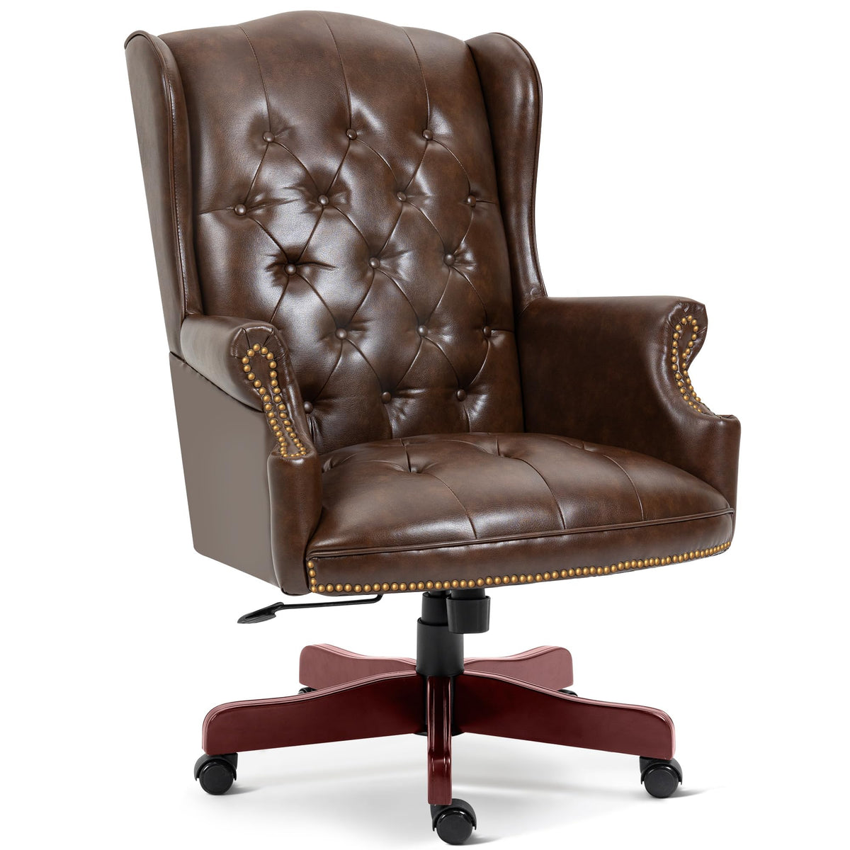 Big and Tall Brown Faux Leather Executive Office Chair C971468
