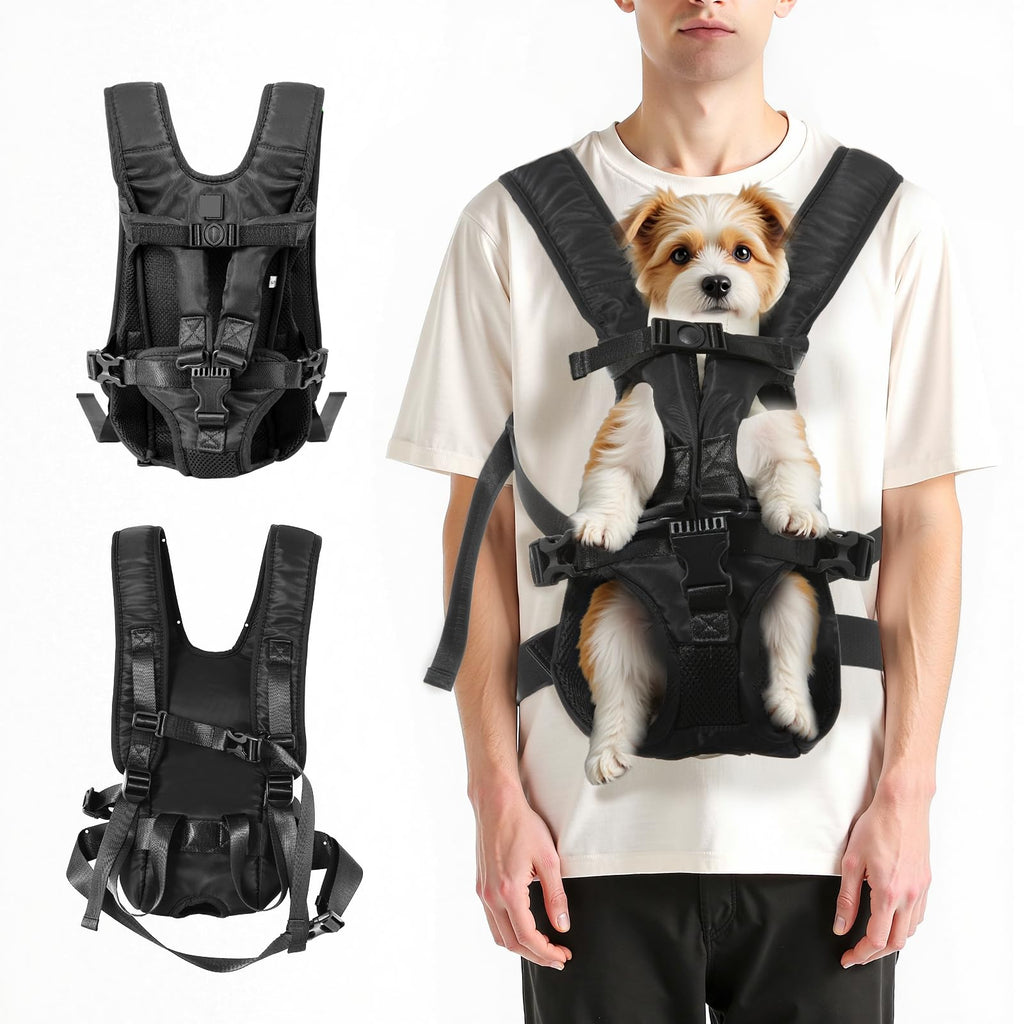Legs Out Front Pet Carrier Backpack for Small Medium Dogs Cats up to 25lbs J623