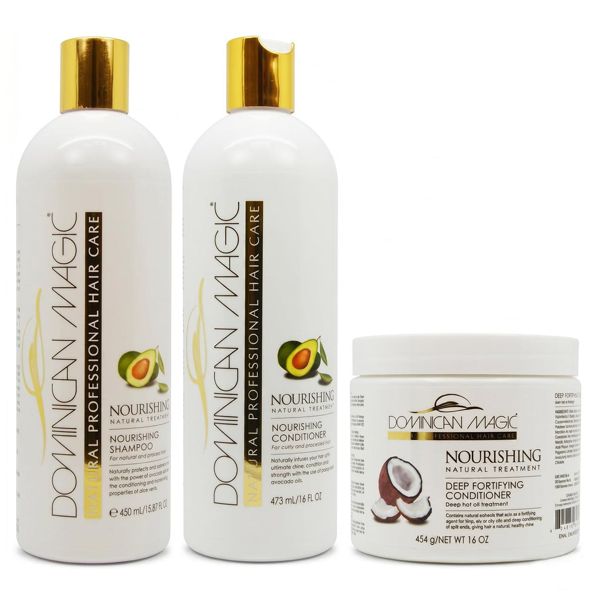 Hydrating Shampoo & Conditioner Set with Avocado & Coconut T21744