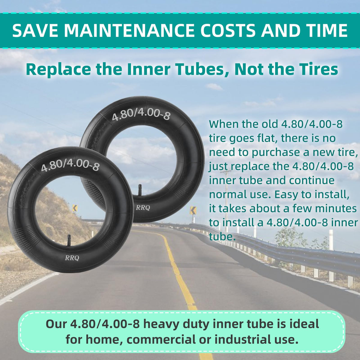 4.80/4.00-8 Tire Inner Tube 2 Pack D506372