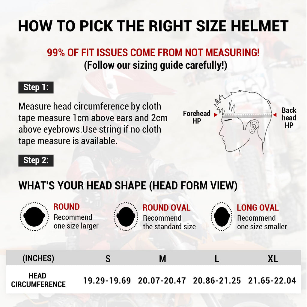 DOT Approved Full Face Motocross Helmet V73649