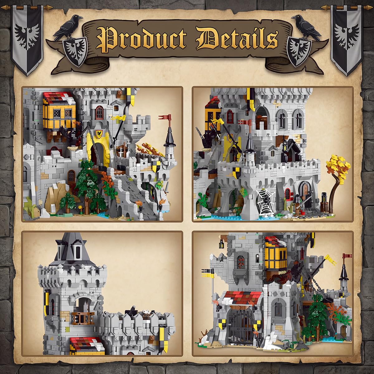 Medieval Castle Building 4961 Pcs B9791