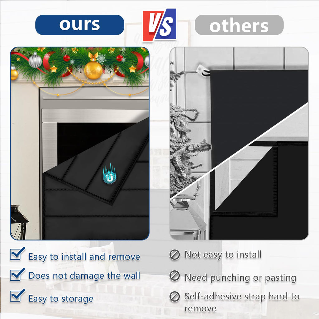 Magnetic Fireplace Blocker Blanket A5076