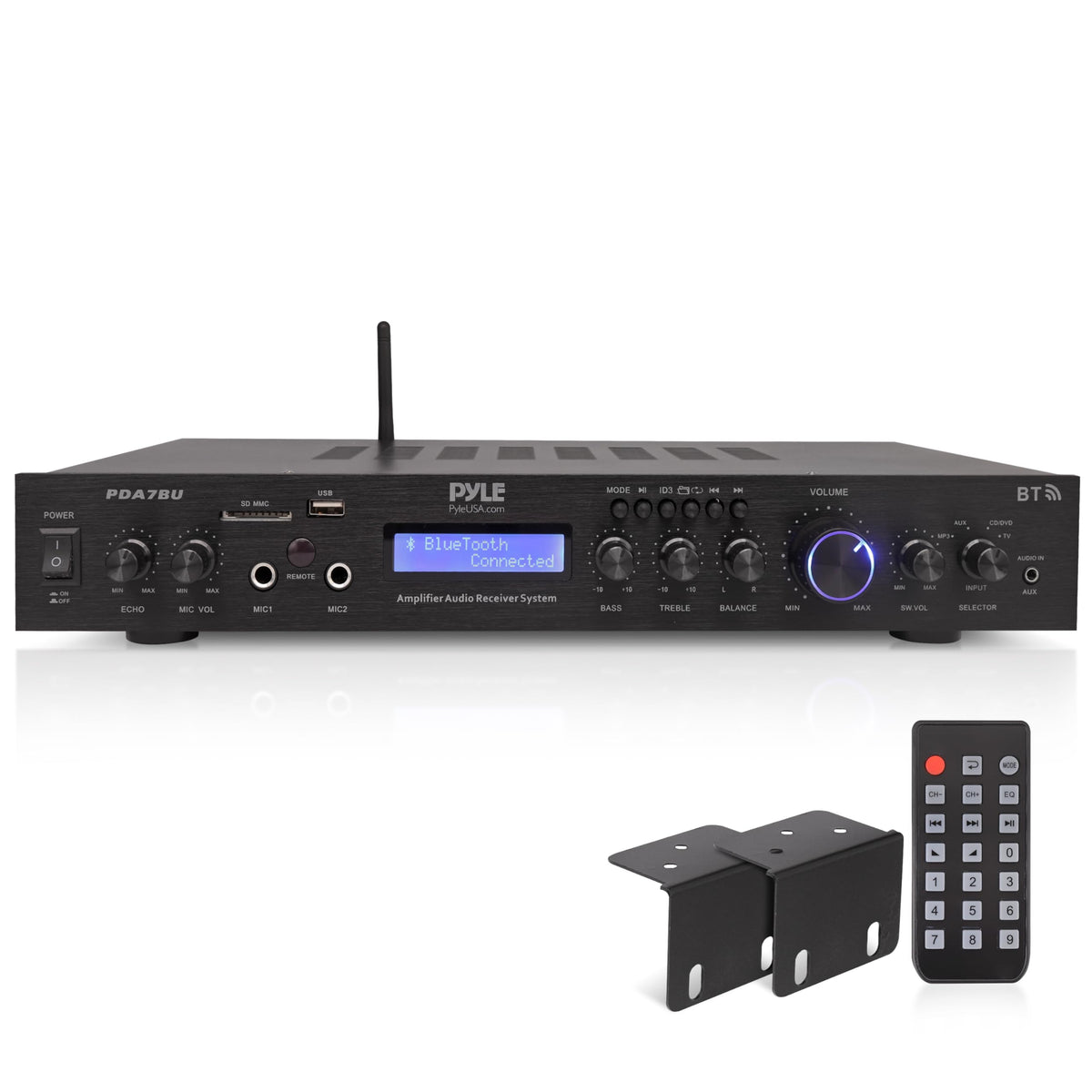 5 Channel Rack Mount Bluetooth Amplifier Receiver O696