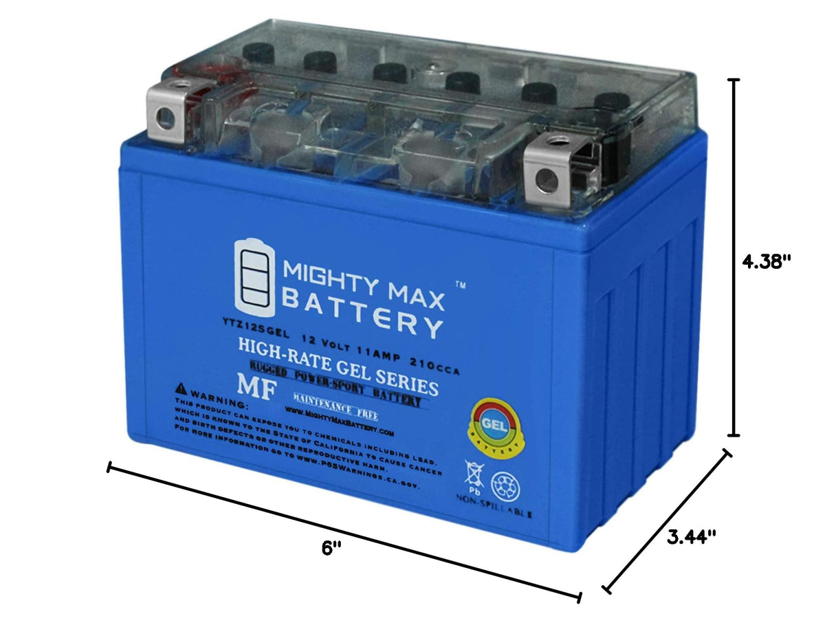 12V GEL and AGM Motorcycle Batteries P43377