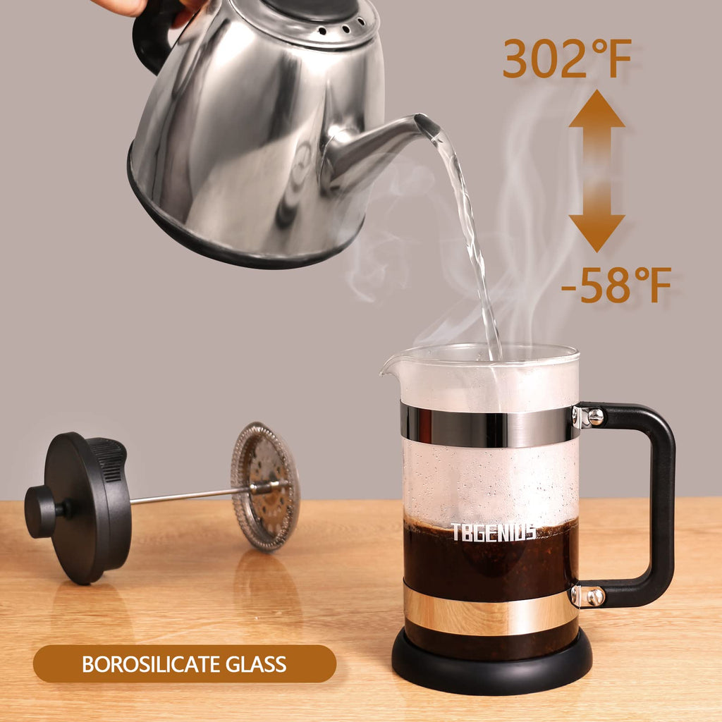 21 oz Borosilicate Glass French Press B87114