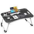 Folding Wood Lap Desk with Cup Holder Y19485