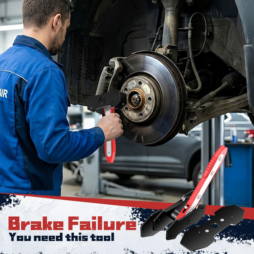 Brake Caliper Compression Tool with 2 Steel Plates E666106