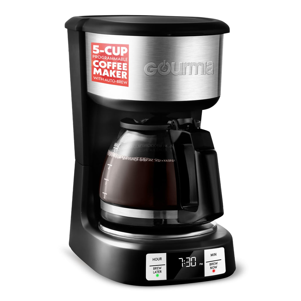 5-Cup Glass Carafe Black Drip Coffee Maker N400