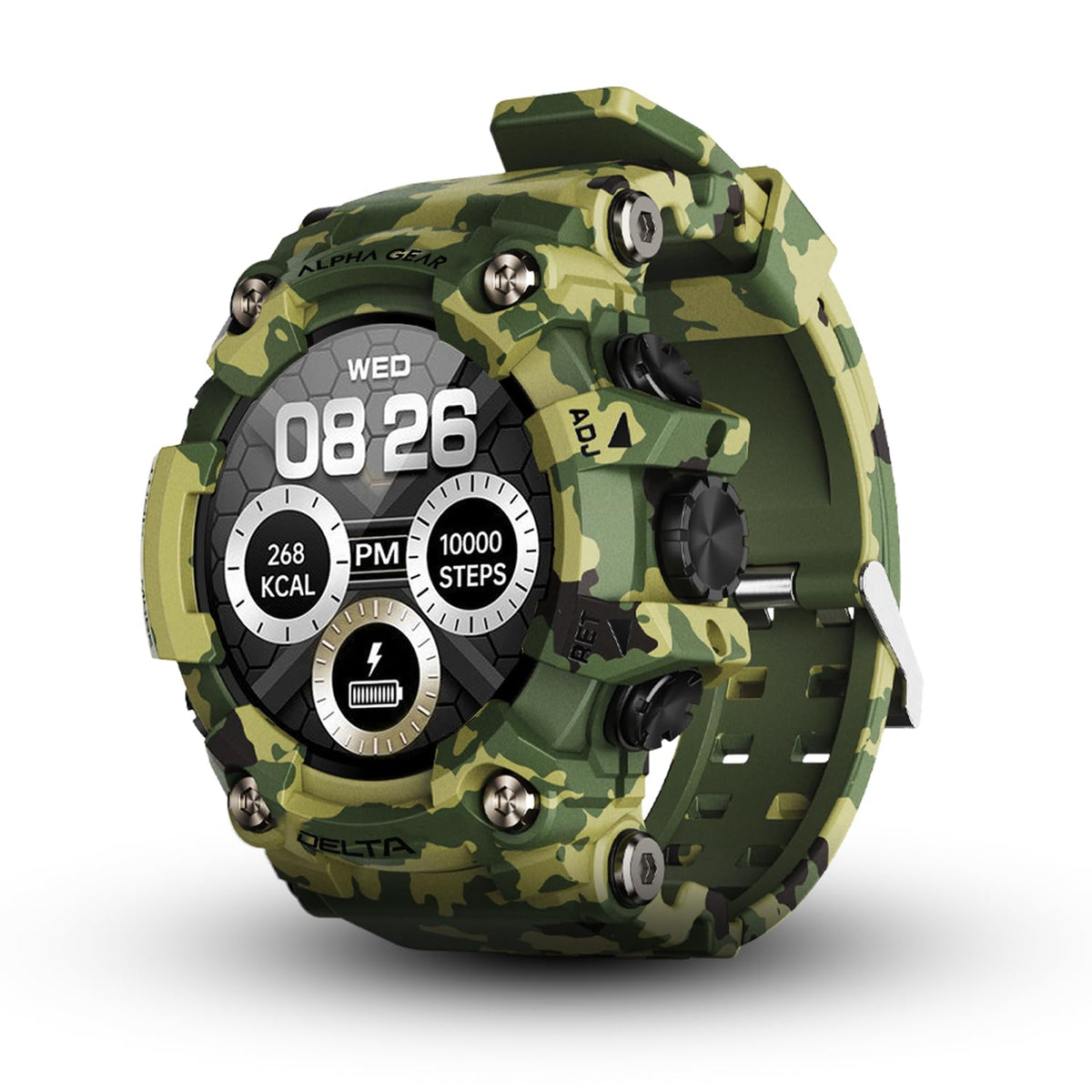 Camo Green Rugged Smartwatch Z833658