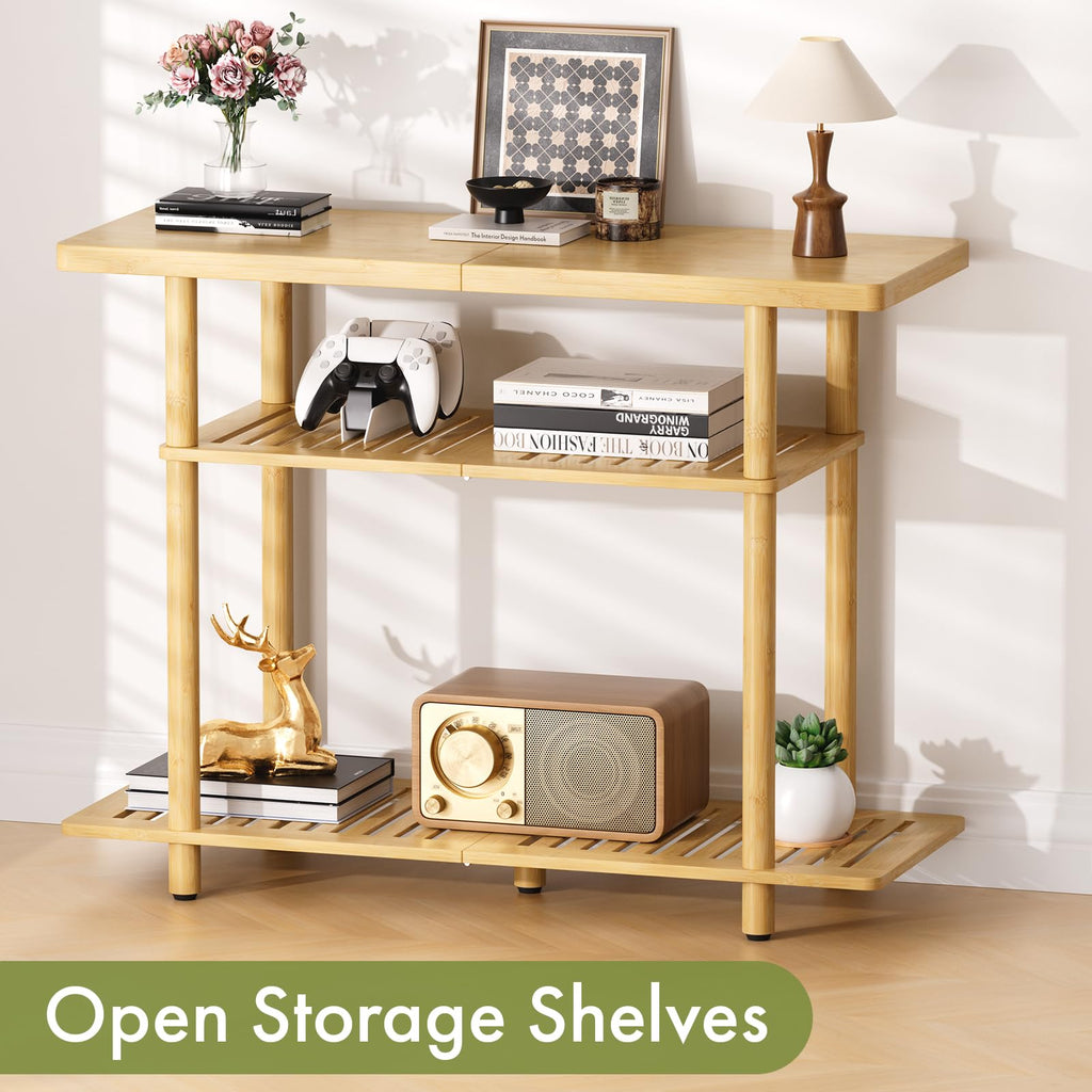 Bamboo 3-Tier TV Stand for up to 32 Inch O80404