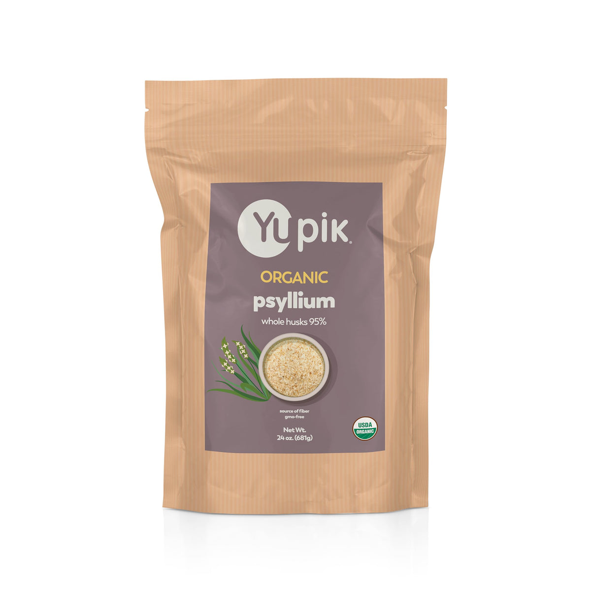 Organic Whole Husk Psyllium 24 Oz H2064