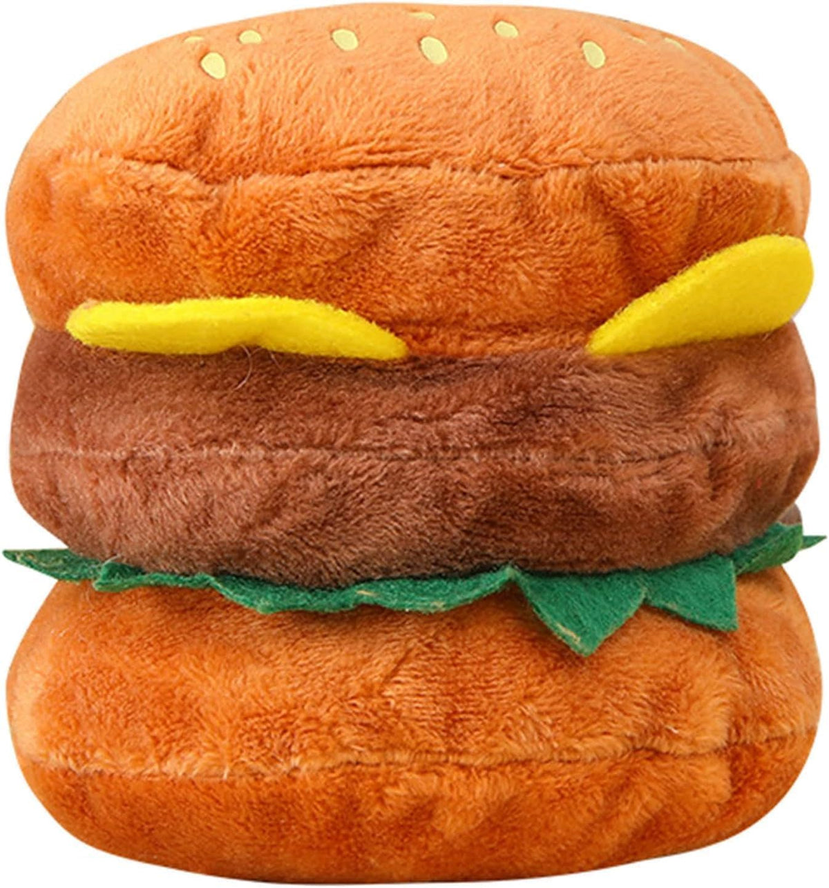 Hamburger Shape Dog Plush Squeaky Toy K155229